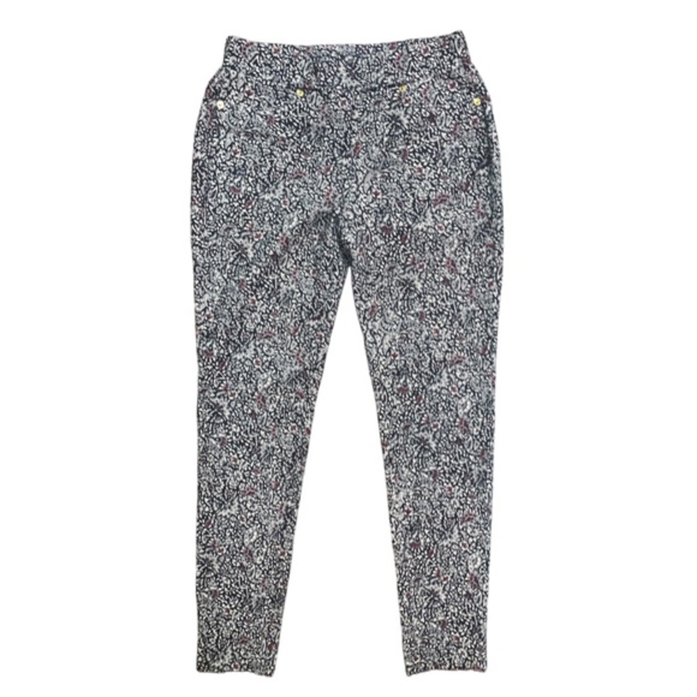 Michael Kors, Women’s Jegging , Floral Print With Gold Details.Size Small